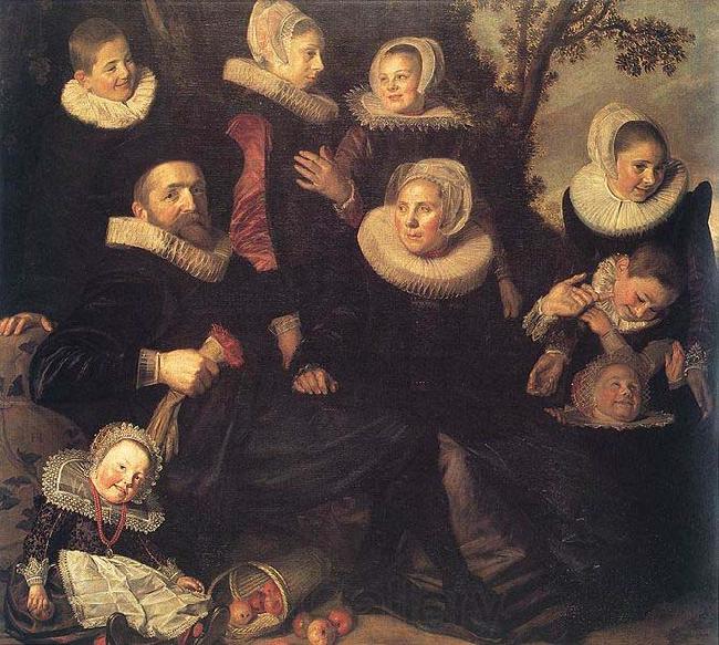 Frans Hals Family Portrait in a Landscape WGA Norge oil painting art